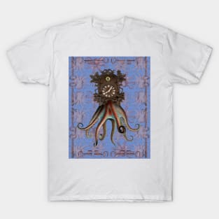 Steampunk Octopus Cuckoo Clock T-Shirt